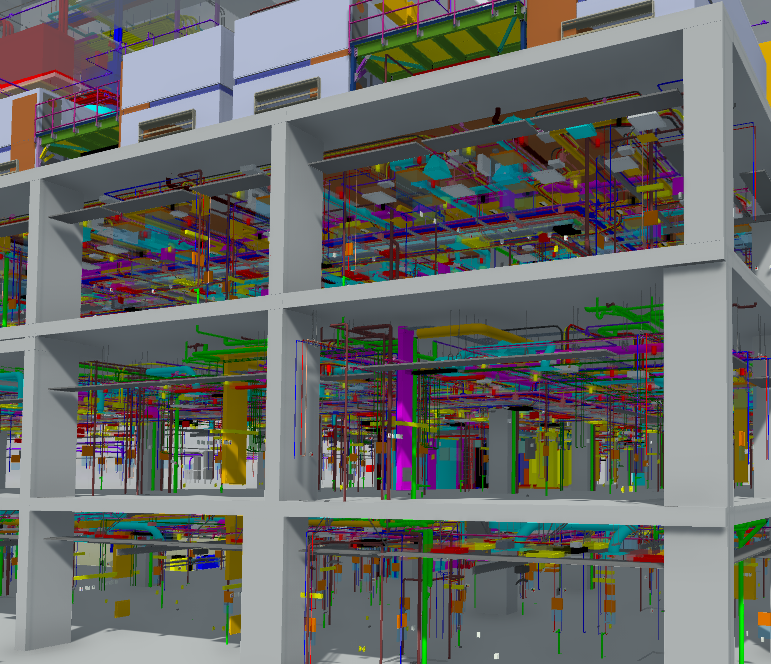 BIM consulting services on large-scale Canadian healthcare facility construction project