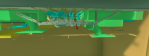 BIM consultant coordination review of MEP systems in construction model